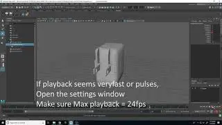 Creating a Turntable Playblast in Maya