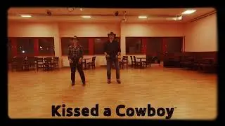 Kissed a Cowboy - Line Dance - Short Demo