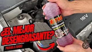 ¿EL MEJOR DESENGRASANTE PARA MOTOR Y RINES ? PROBANDO DESENGARSANTE NITRO