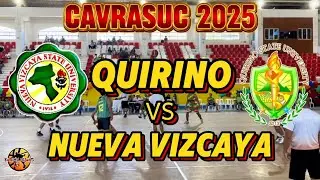 NUEVA VIZCAYA-NVSU VS QUIRINO-QSU | CAVRASUC 2025 GAME HIGHLIGHTS