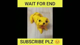 making a dog with clay | best use of clay | dog making #shorts