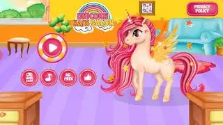 Unicorn Braided Hairdresser Spa Salon Artist