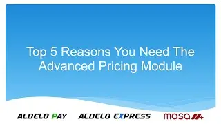 Top 5 Reasons You Need the Aldelo Express Advanced Pricing Module