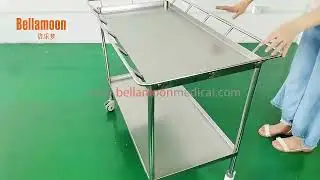 Hospital Stainless Steel Instrument Trolley