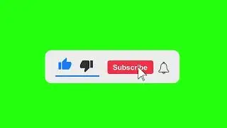 100% Free Green Screen - subscribe button | Chroma Key Effect
