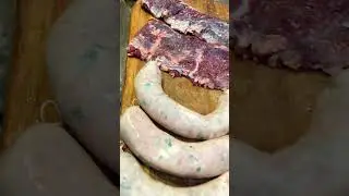 Lingui&ccedil;a cuiabana e entranha bovino! #churrasco #churrascocaseiro #saboresdaroca #food