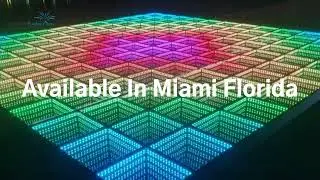 3D LED Dance floor Rental Miami