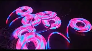 Wholesale 24V Addressable Waterproof IP68 RGB DMX Flexible Led Neon Light
