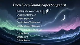 Deep Sleep Soundscapes 🌙 Relaxing Ambient Sounds for Full Night Rest
