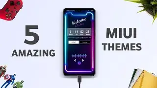 5 Best Amazing Miui 12 Themes  With Charging Animation || MIUI MODS 🔥⚡