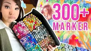 Ist DIESES SET das GELD WERT?! | +300 FARBEN im TEST |  OHUHU 320 Marker Set Review