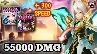WTF ONE SHOT COMBO with OBERON - Summoners War RTA