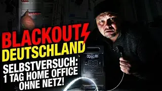 Blackout Deutschland: Stecker gezogen! Wie lange geht's gut? Selbstversuch mit Aferiy P310