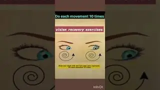 Top Vision Recovery Exercises to Improve Eyesight Naturally | Eye Health Tips#shorts#trendingshorts