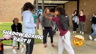Shadow Boxing in School😂 *Crazy Combos* PART 2‼️