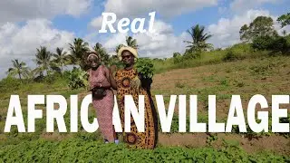 Tanzanian man takes me to his Village. 🇹🇿African Village Tour