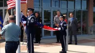New flag raised at Hawkins Corner