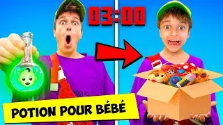 J’AI BU UNE POTION D’ENFANTS ET À 3H DU MATIN **je me suis vraiment transformé en un enfant**