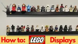 Custom Lego Minifigure Display Stands - How to Build