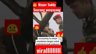 Viral Segitukah Sayangnya Mayor Teddy Ke Prabowo