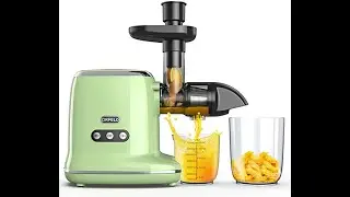 Home gadgets Juicer Machines, ORFELD Cold Press Juicer with 92% Juice Yield & Purest Juice
