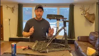 HOW TO TURN YOUR TREE STAND INTO A STOOL FOR HUNTING OFF THE GROUND