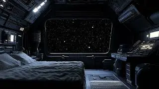 Lone Explorer in the Starbound Deep | Echoes of Quietude Filling the Endless Galactic Realm