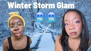 Trapped by the Winter Storm ❄️ ￼| Makeup & Chill Talk