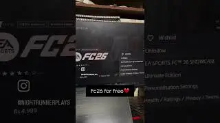 Fc26 for free? 😍 #youtubeshorts #fifa #ps5 #fc26 #fc24 #fifa #tips