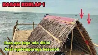 GACORR !! Percobaan mancing di bagan baru di awal angin baratan &  pasti besok besok bagan ini penuh