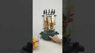 Household Electric Vertical Barbecue Grill Kitchen Multifunctional BBQ Machine Kitchen