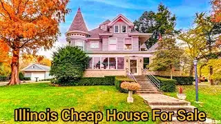 Illinois 150 Years Old House For Sale | $289k| Illinois Cheap Houses For Sale | Illinois Real Estate