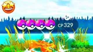 Amazing 🤩😍Got this shiny fire Pokemon in community day in..... Pokemon go