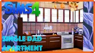 SIMS 4 SINGLE DAD APARTMENT BUILD | 😎 SINGLE DAD APARTMENT SPEED BUILD