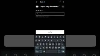 Blum New YouTube Video Verify Code Crypto Regulations #2  | Blum 28 November Code Today