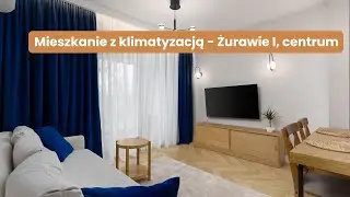 Gustowne 2-pok z garderobą i klimatyzacją, centrum