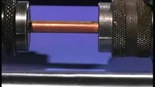 Tensile test on annealed copper