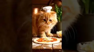 Cat Make A pizza #cat #shortvideo #shorts