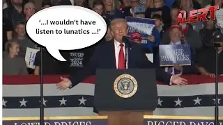 President Trump Fires Back At Heckler Adding Edge To Iowa Campaign Speech | ALERT News