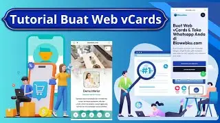 Web vCards | Biowebku | Tutorial Buat / Edit Web Mandiri | Market Astech