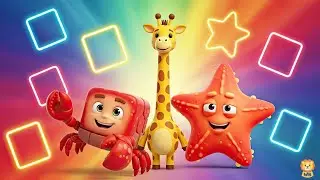 The ULTIMATE Shapes Songs Collection for Kids 🌟🦀 | Full 8-Song MEGA MIX! | Learn ALL Shapes!
