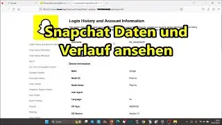 Snapchat Daten und Verlauf ansehen So kommst du an deine Daten