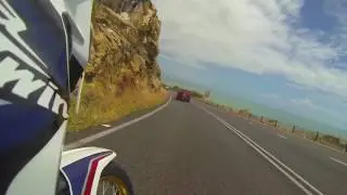 Honda Africa Twin Motorcycle Port Douglas Coast Road