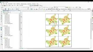 Отображение нескольких карт в одном макете в ArcGIS