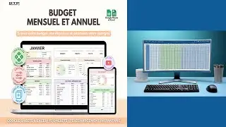 📊 Feuille Automatique &ndash; Budget Mensuel & Annuel (Excel + Google Sheets)