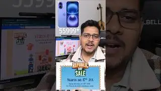 iphone 16 100% confirm price in flipkart republic day sale 2026 😱 #iphone16 #flipkartsale #shorts