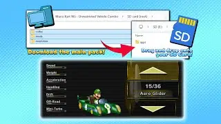 [Tutorial: Mario Kart Wii] How to Install: Unrestricted Vehicle Combo (Riivolution setup)