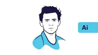 how to make flat vector avatar | adobe illustrator