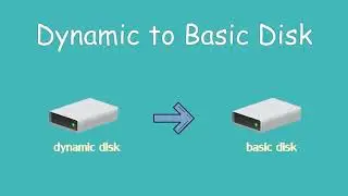 How to Convert  Hart disk  Dynamic to Basic
