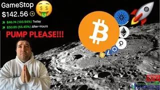 🔴[LIVE] GME MASSIVE GAINS: DIAMOND HANDS SPECIAL💎🙌| Bitcoin Dump Over Now?😅 Live Technical Analysis😄